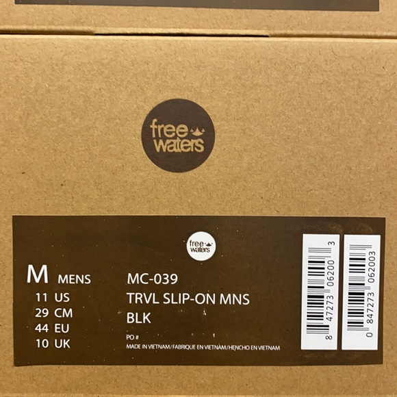 Men's Freewaters TRVL Slip-On Shoes - Black - 11 - Picture 9 of 9